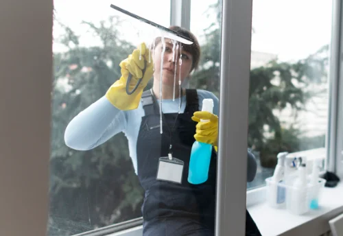 Nettoyage de vitres intérieures et extérieures à Saint-Nazaire-le-Désert